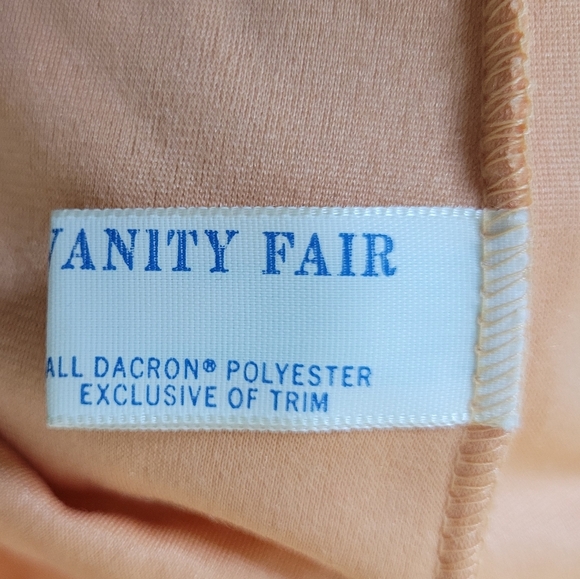 Vintage Vanity Fair Shevelva Lounge Robe Orange Ice Zip Front NWT Size 10 Dacron - Picture 6 of 9